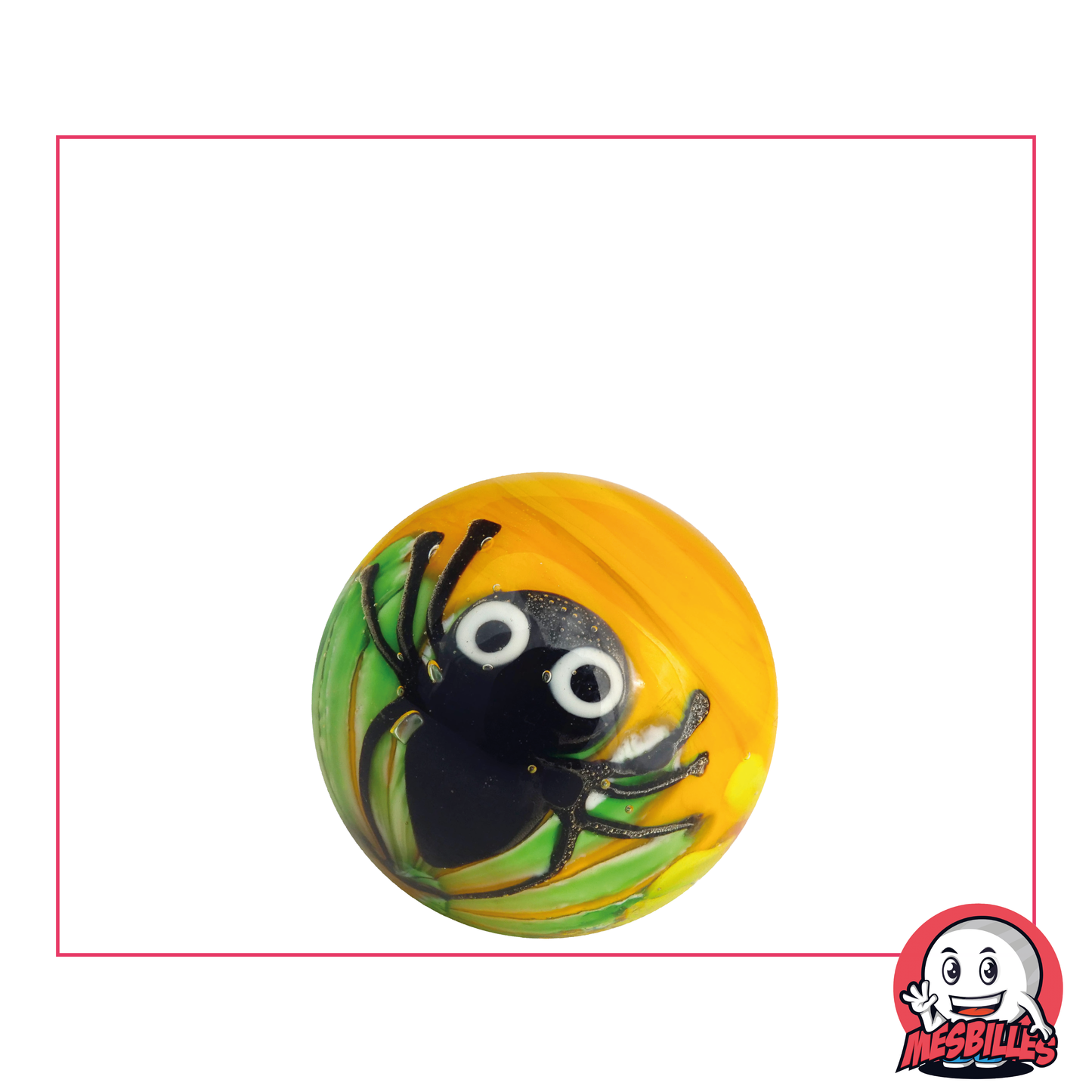 1 Canica Art Araña 22 mm