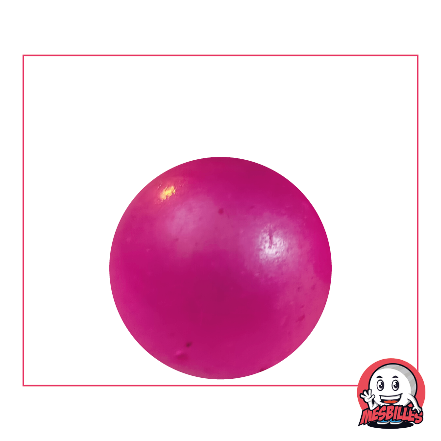 Canica rosa difuminada de 25 mm de cristal | Una dulzura rosa para bolsas de canicas