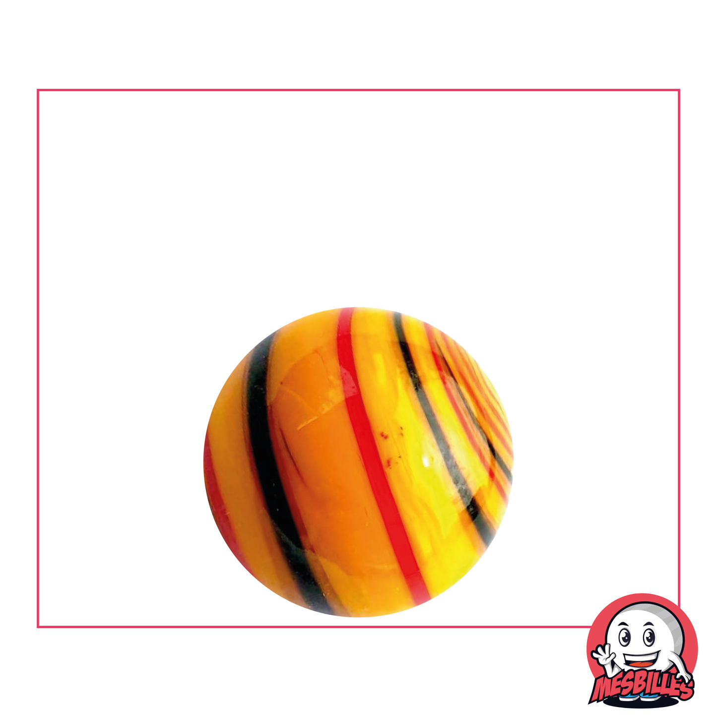 1 Canica Art Equinoxio Amarillo 22 mm