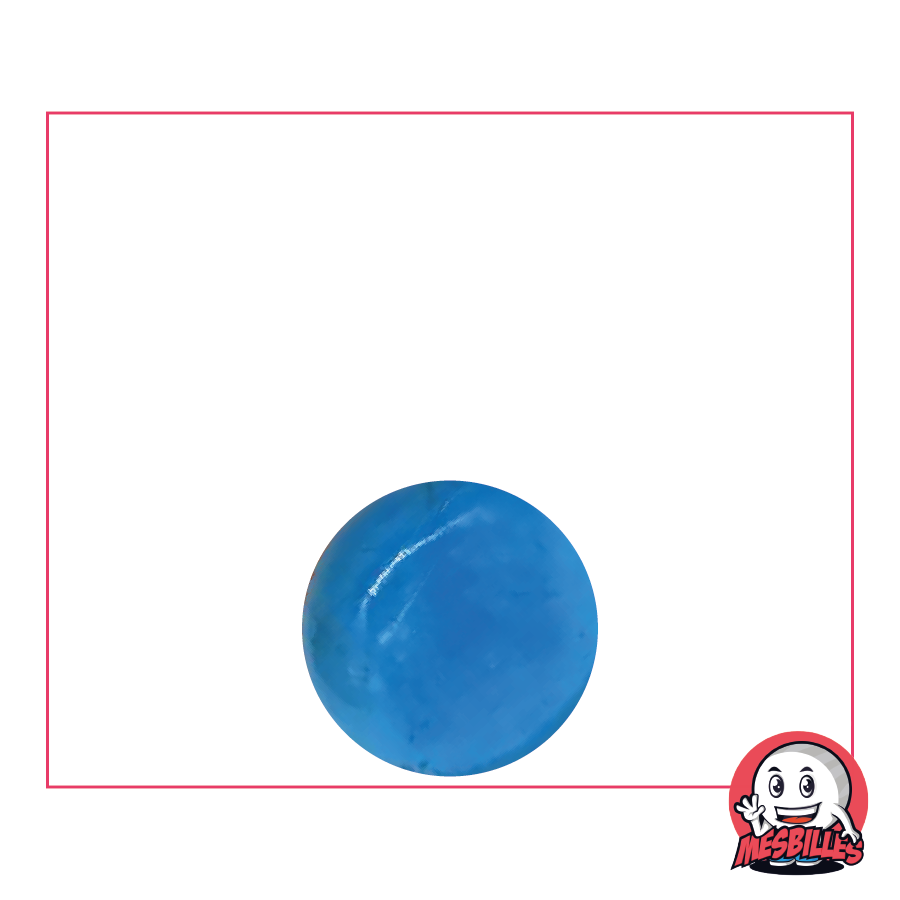 1 Canica Luz Azul 12 mm