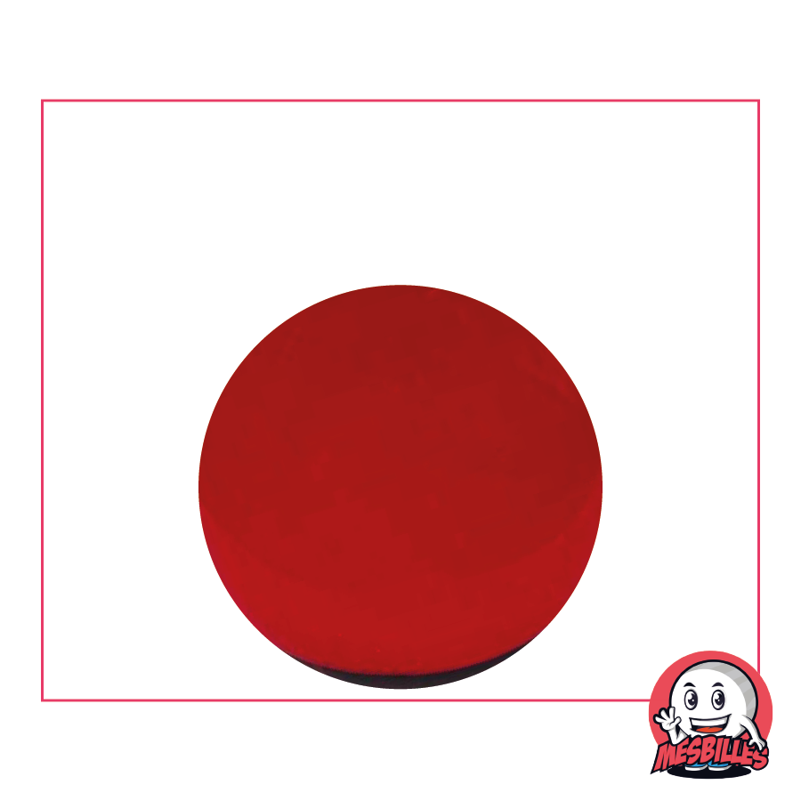 1 Canica Roja Luz 25 mm