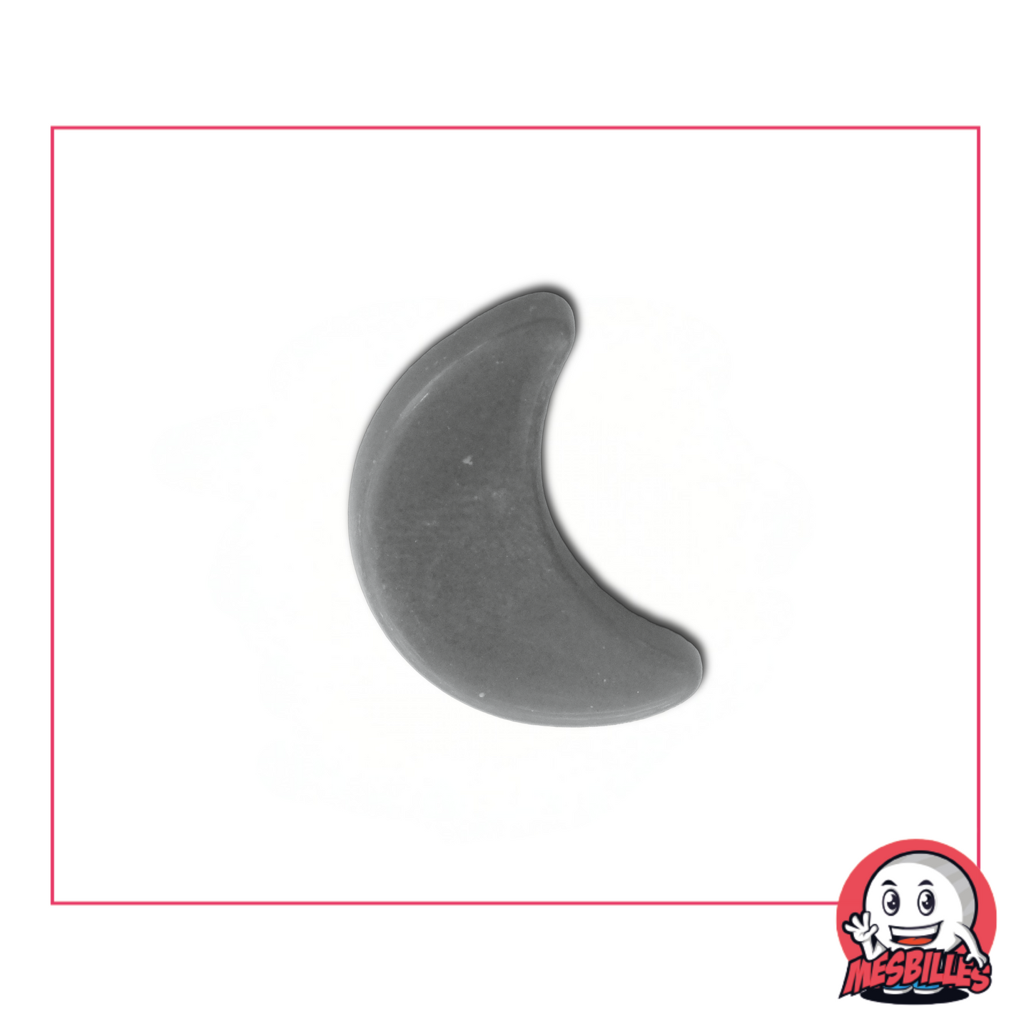 1 Canica Luna Perla Gris Extra Plana