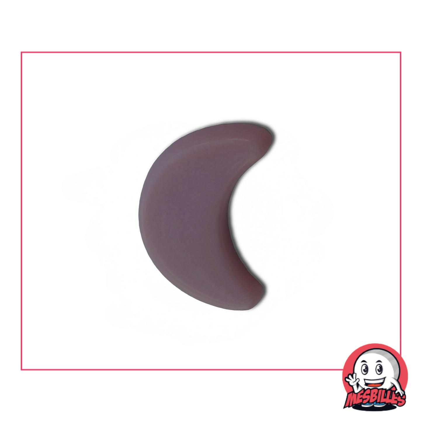 1 Canica Luna Perla Violeta Extra Plana