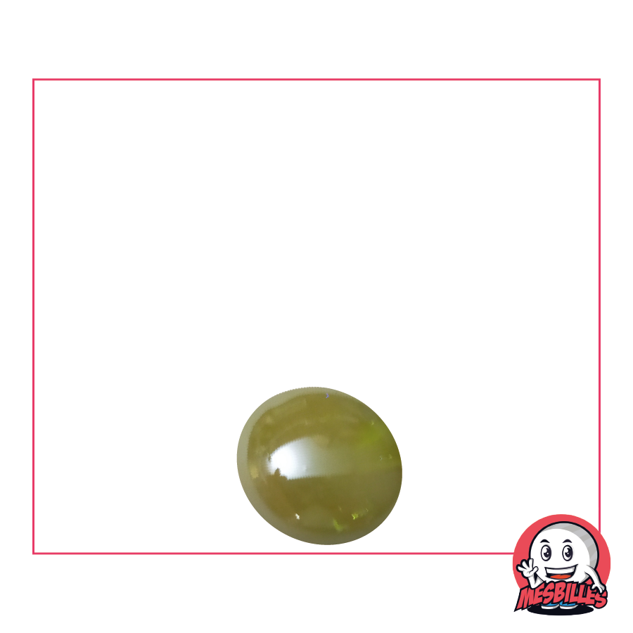 1 Canica Plana 12 mm Brillante Beige