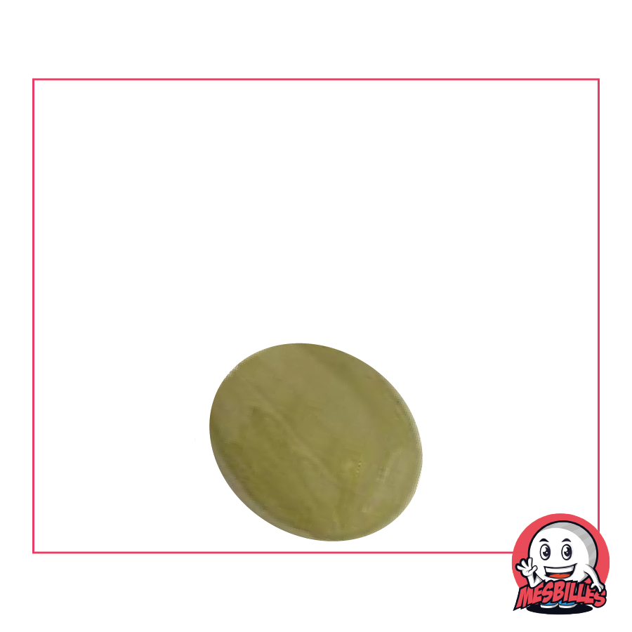 1 Canica plana 18 mm Beige Brillante