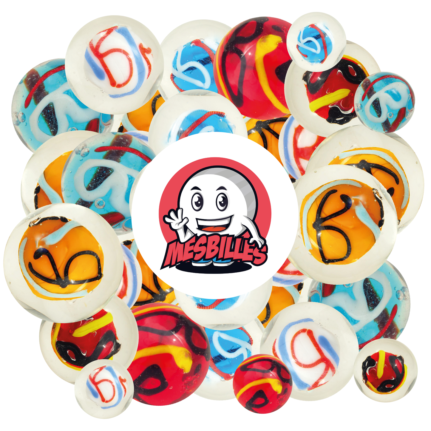 1 Canica Arte Creativo Blanco 16 mm