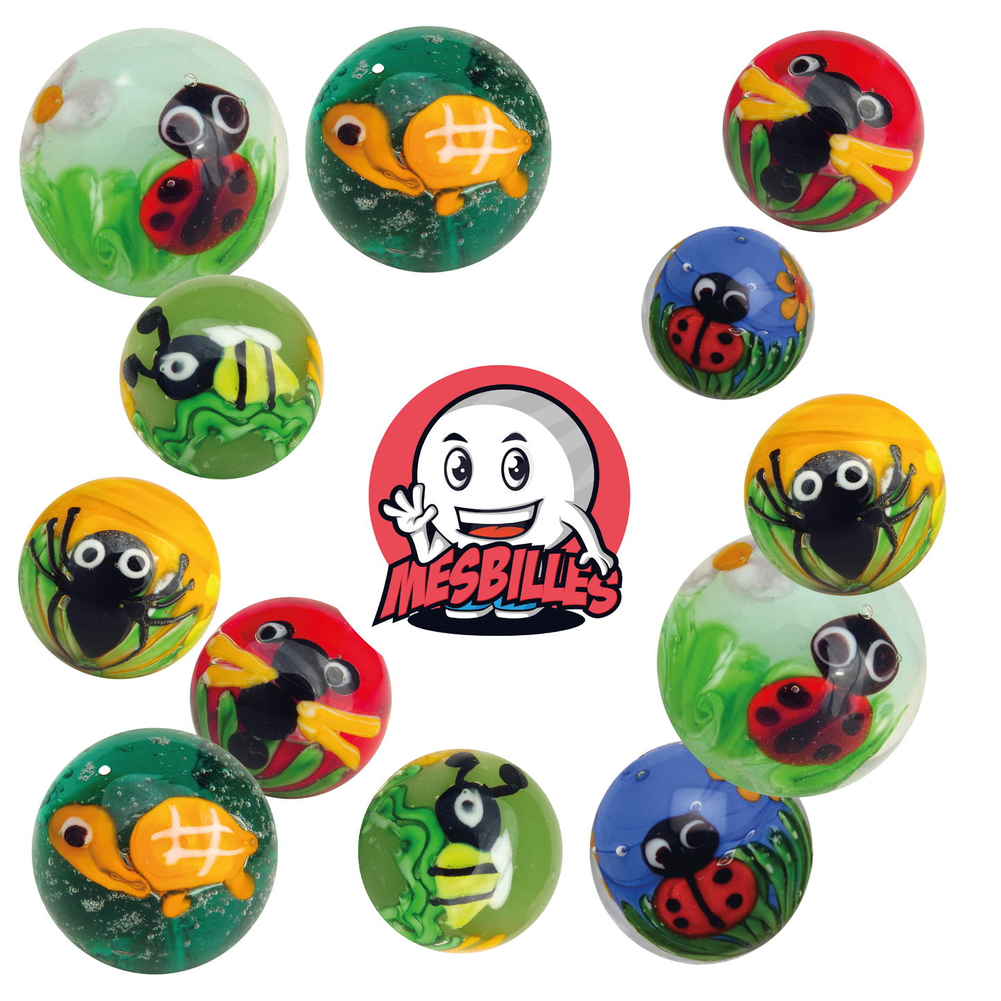 1 Canica Arte Abeja 22 mm