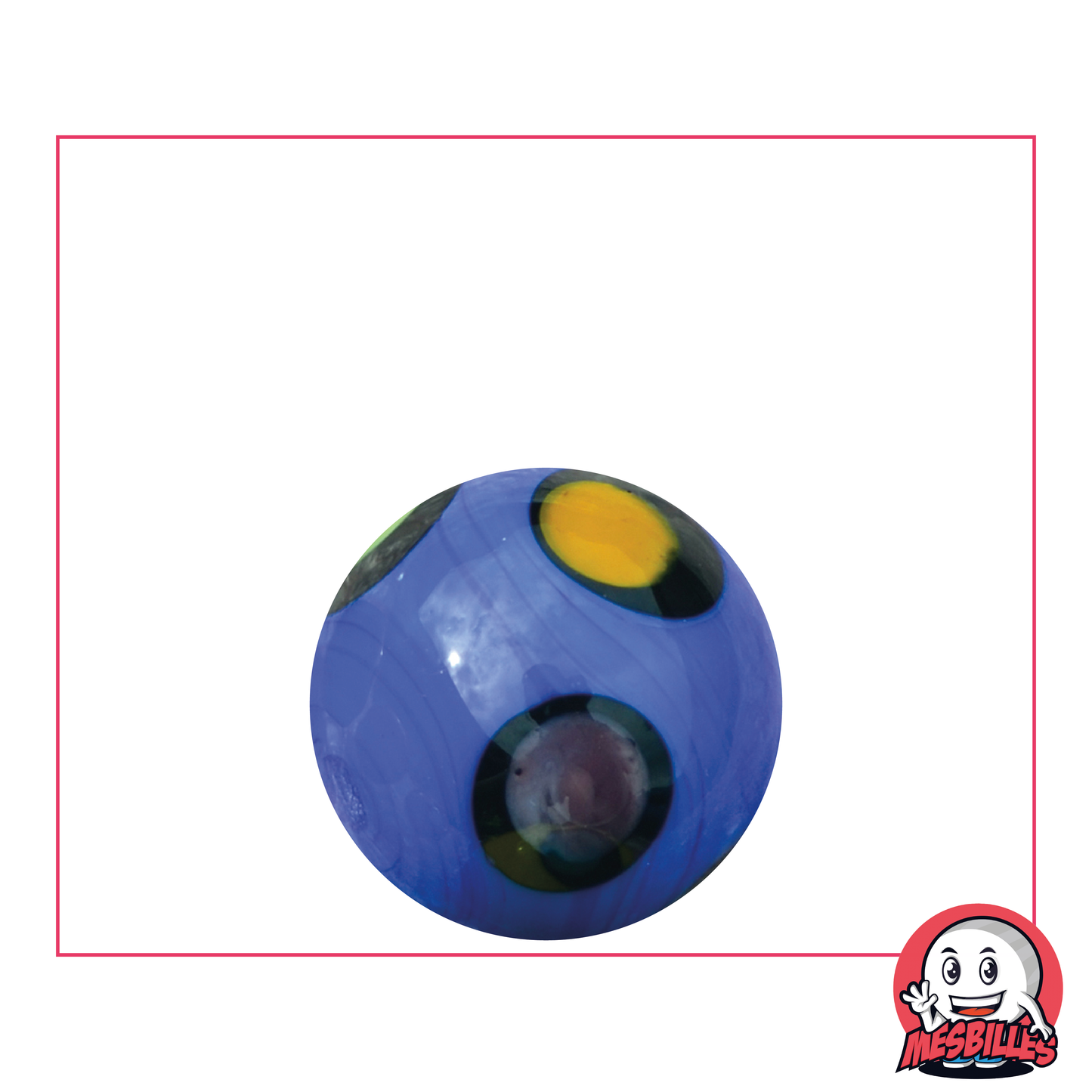 1 Canica Art Dot Azul 22 mm