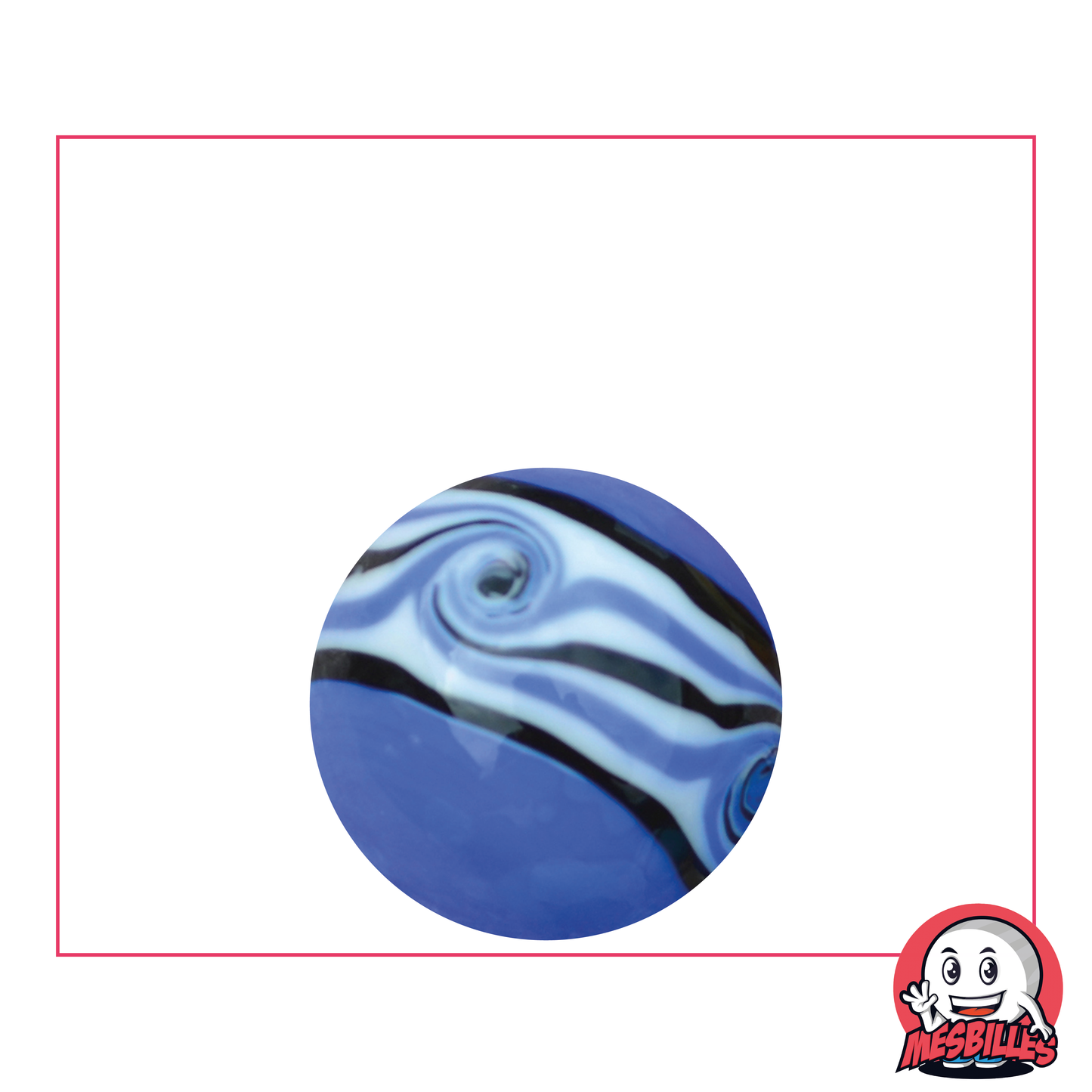 1 Canica Art Hawái Azul 22 mm
