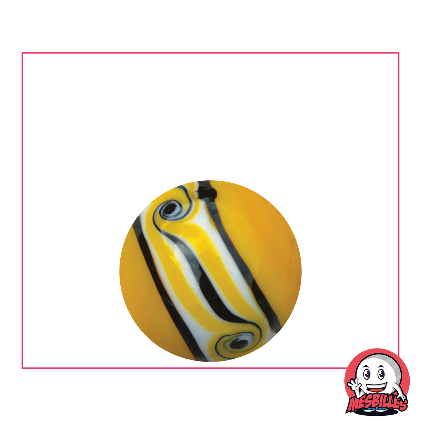 1 Canica Art Hawaí Naranja 22 mm
