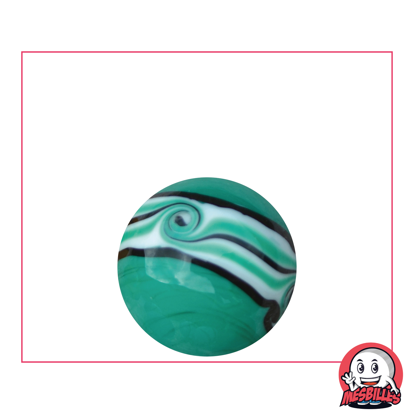1 Canica Art Hawaí Verde 22 mm