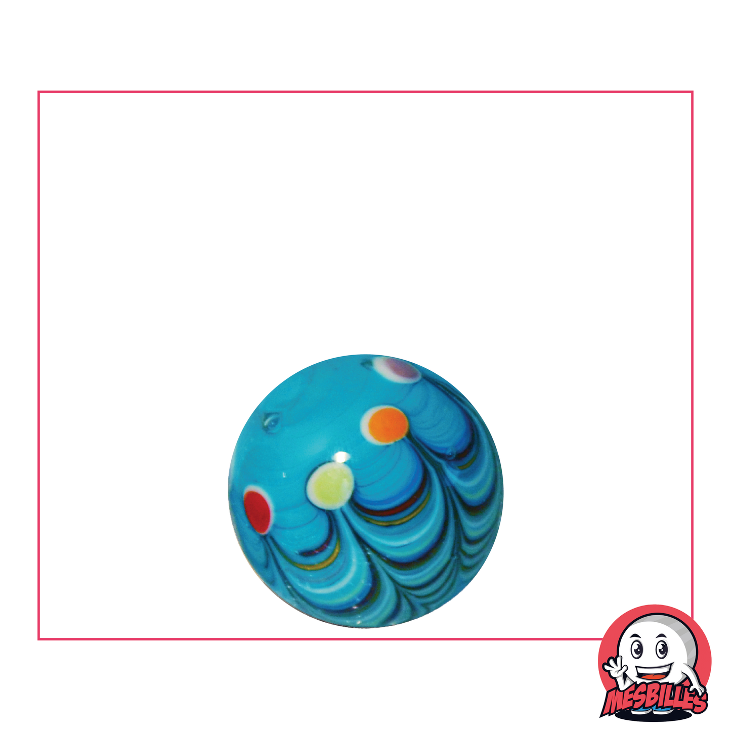 1 Canica Art Joker Azul 16 mm