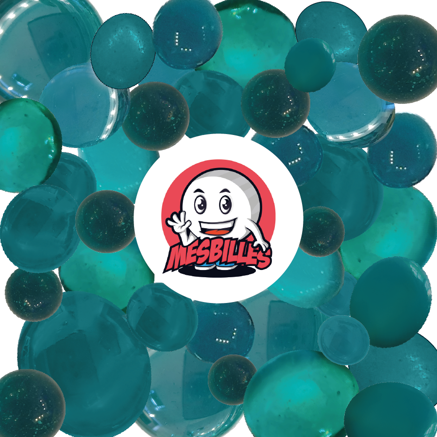 1 Canica Luz Azul Pato 10 mm