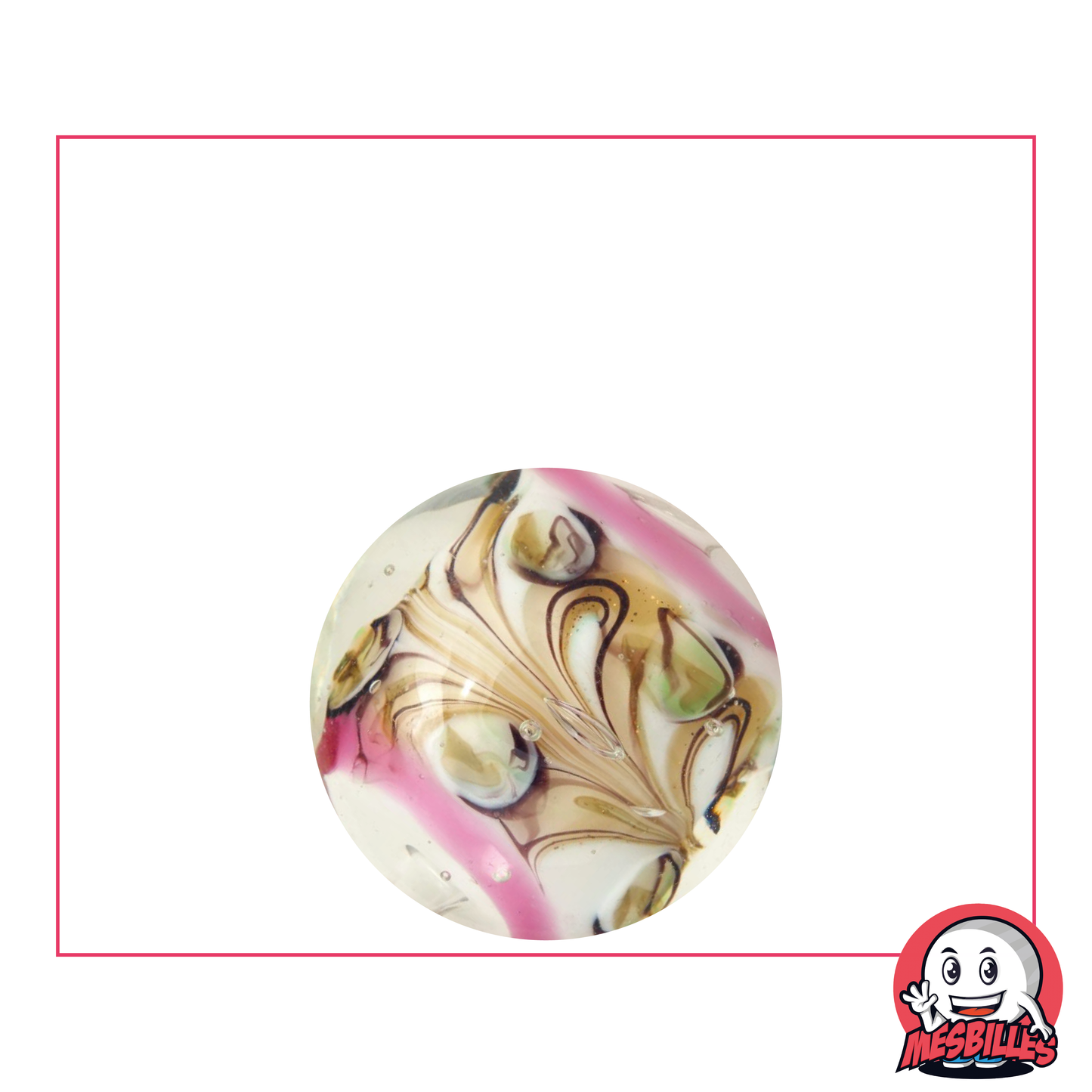 1 Canica Art Rosa Pastel 22 mm