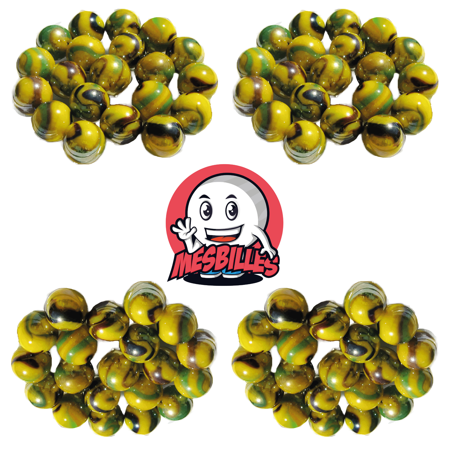 1 Canica Tigre de Bengala 25 mm