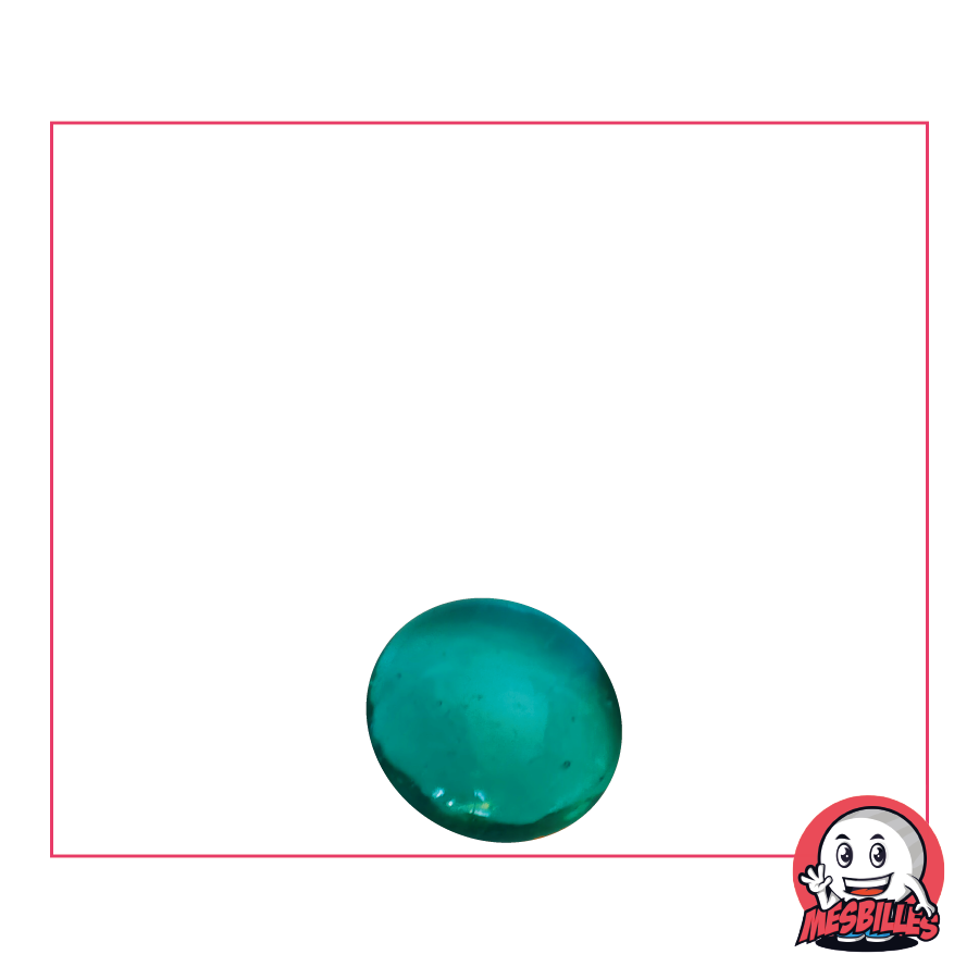 1 Canica Plana 12 mm Luz Azul Pato