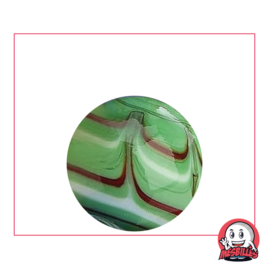1 Canica Spider Verde 25 mm