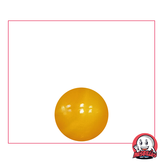 Canica Perla 14 mm - Vidrio Opaque Naranja Vibrante - MisCanicas