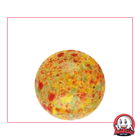 Canica Flyer Planet de 25 mm, tu propia galaxia multicolor en miniatura, ideal para futuros astronautas