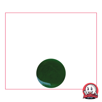1 Canica Lupa Verde Oscuro 08 mm