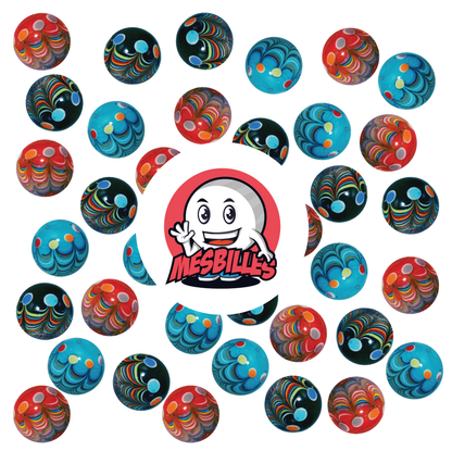 1 Canica Art Joker Rojo 22 mm