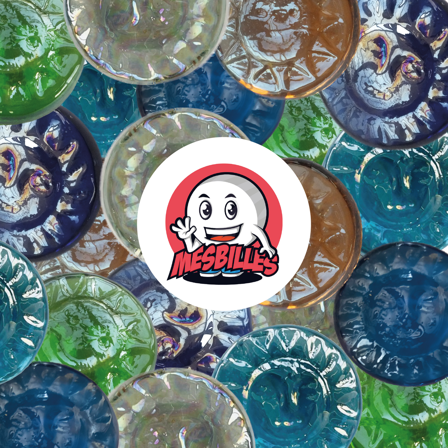 1 Canica Sol Verde